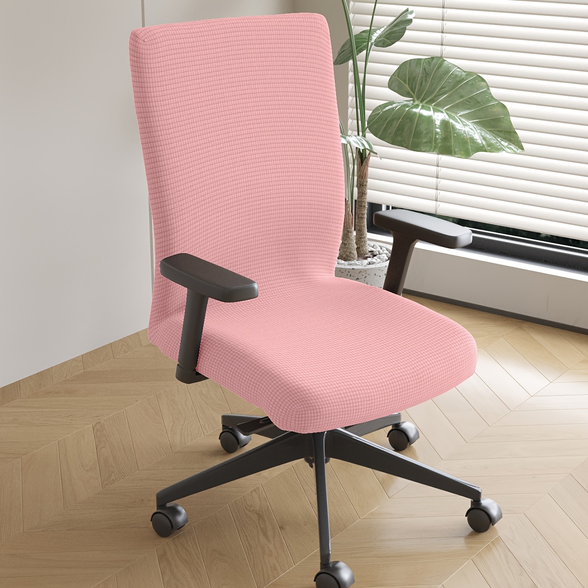 TEMU Housse de chaise de bureau 1 pièce, convient pour les chaises de salon, de chambre, de bureau et d'étude, utilisation toutes , moderne et