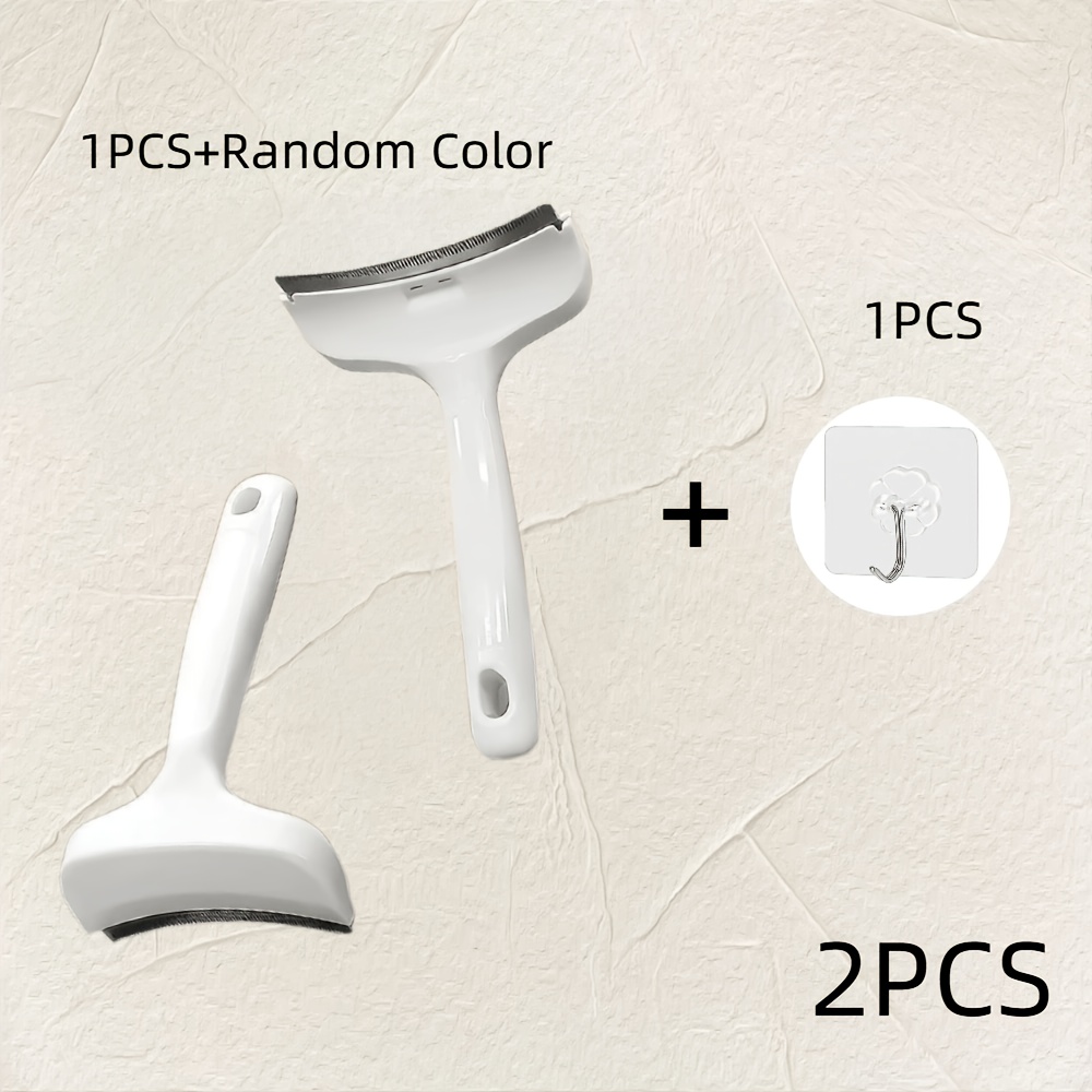 TEMU 2pcs Set: 1 Grooming Brush + 1 Transparent Hook, Random Color. Grooming Brush, . Suitable For Long-haired And Short-haired Cats. Universal Pet