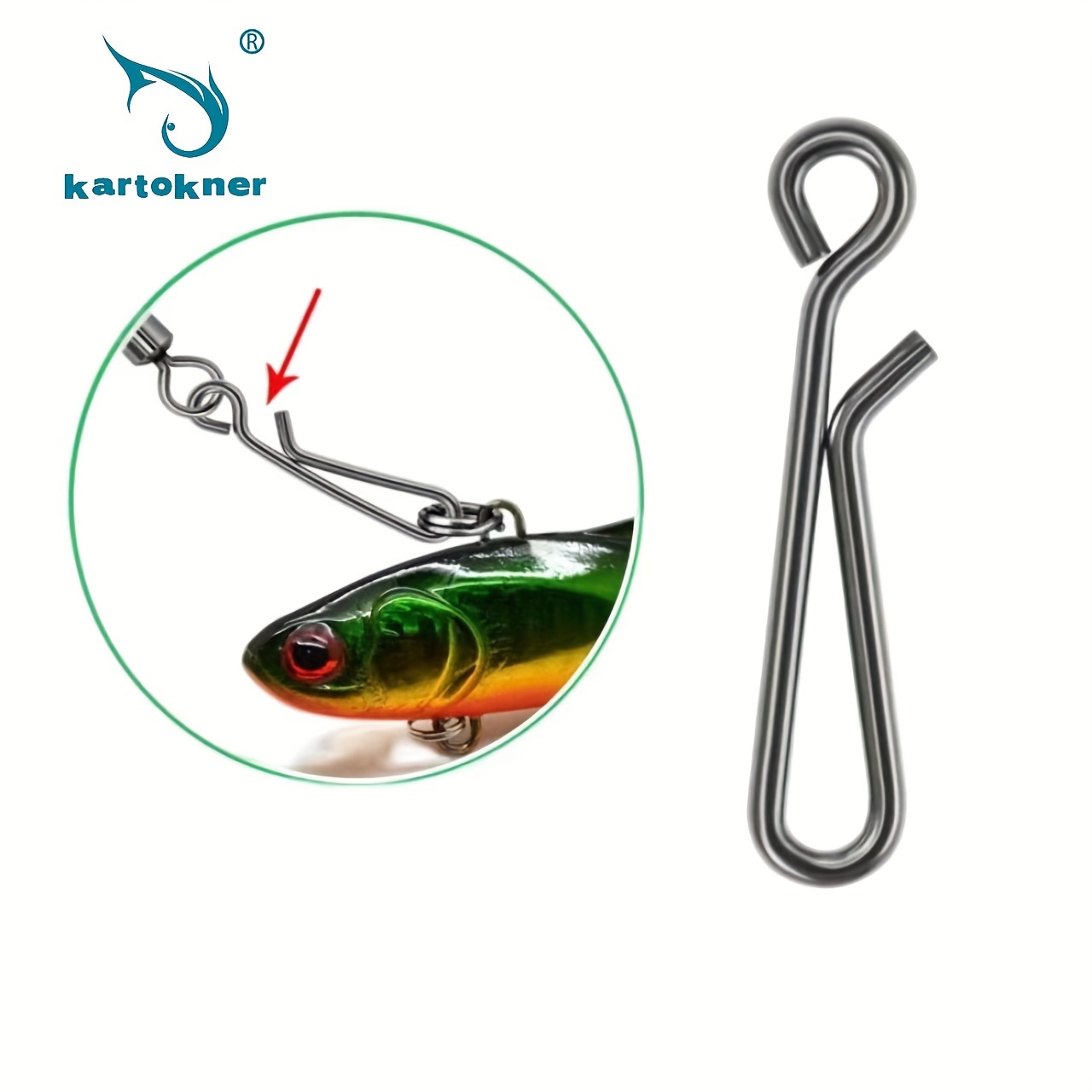 100 Girelle Da Pesca A Canna Nere &ndash; Taglia 20, Test 14 Lb &ndash; Gerry's Tackle