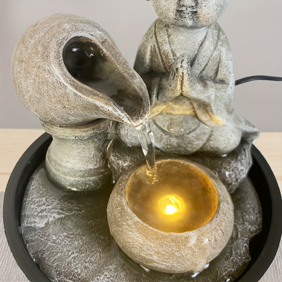 入手困難】卓上噴水 ブラック オブジェ 入手困難】卓上噴水 ブラック