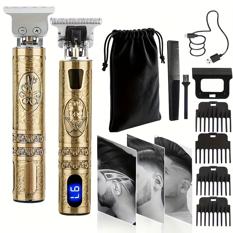 Professioneel draadloos elektrisch scheerapparaat voor heren