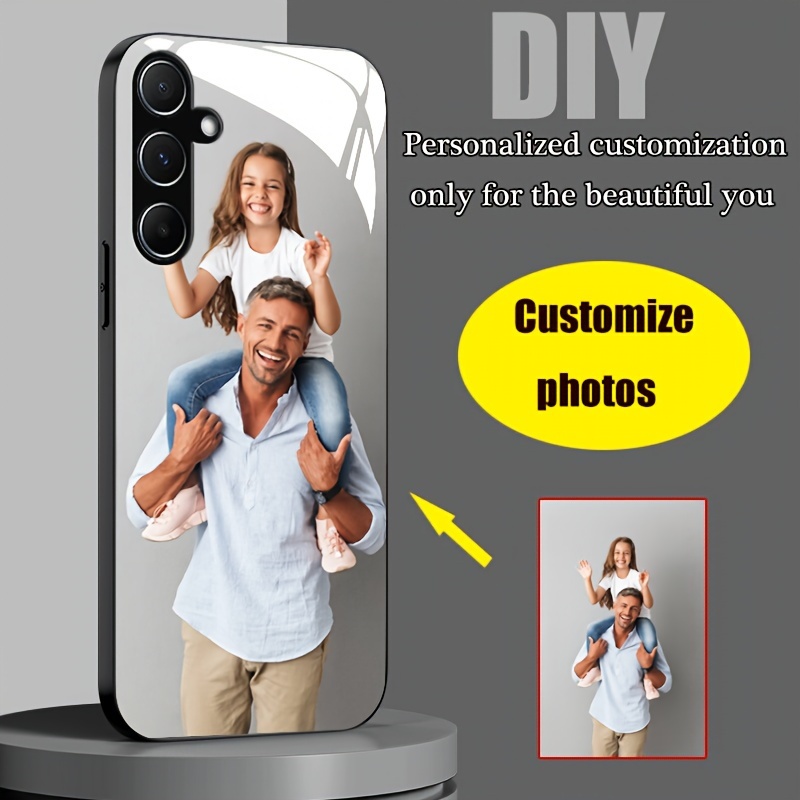 

Coque de téléphone portable à motif photo HD personnalisée pour Samsung A55/A54/A35/A34/A25/A24/A15/A14/A16, convient cadeau d'anniversaire ou cadeau pour et .