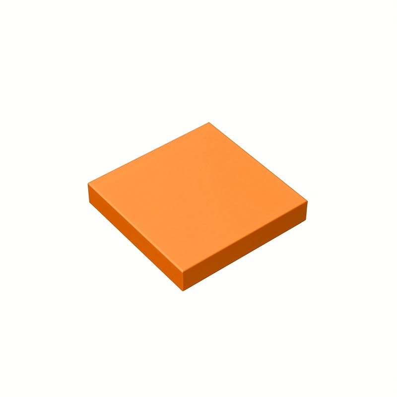 80pcs 2x2 Flat Brick Building Blocks - Compatible with MOC 3068