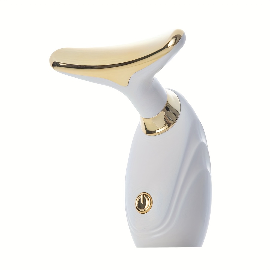 Image of Nourplus Portable Facial Massager With Cosmetic Attachment - Aaa Battery-powered Vibration Device, Hypoallergenic For Skin & Facial, Beauty Tool Gift For Women & Moms (white/) - Suitable For Skincare