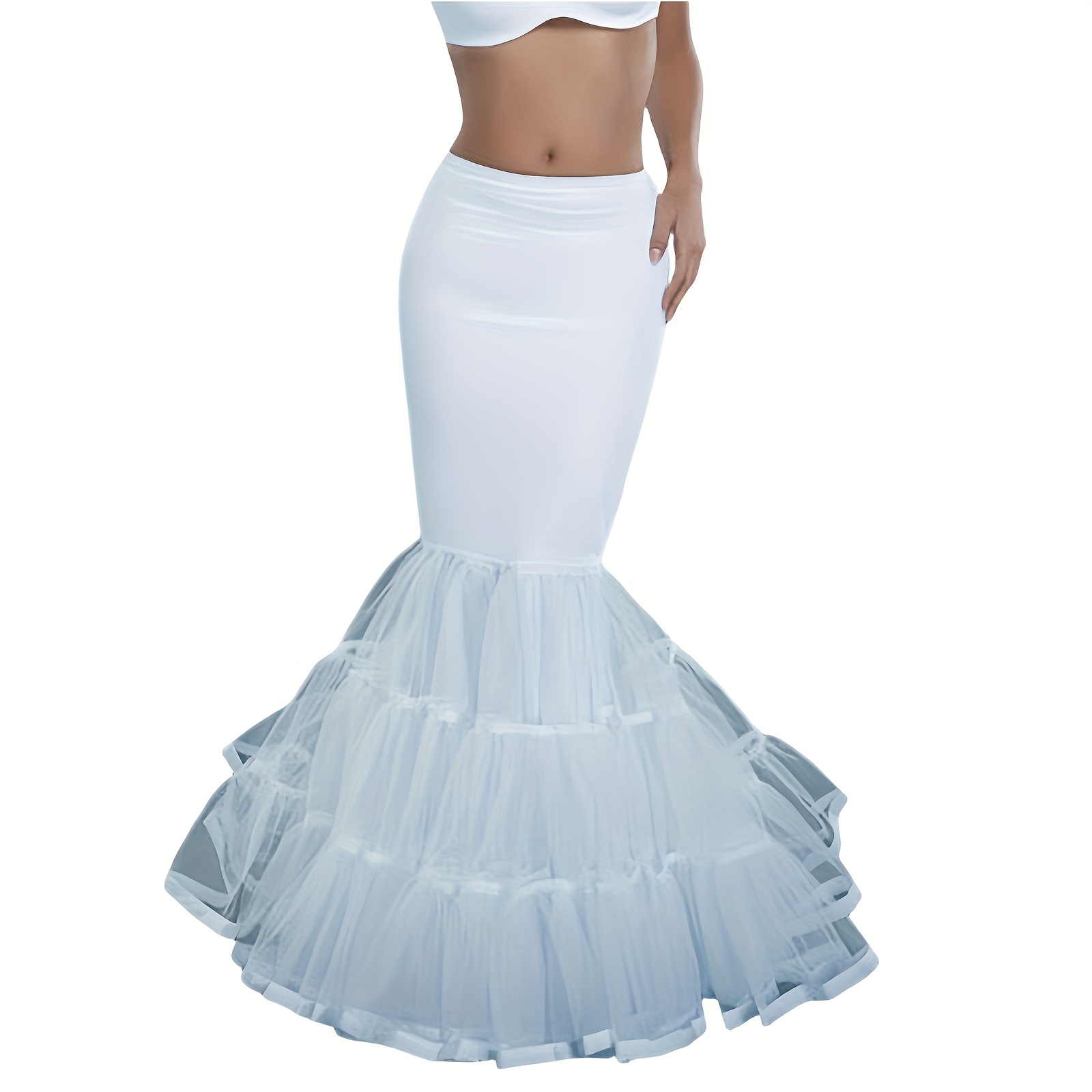 chinese dress ladies Women's Mermaid Petticoat Crinoline Fishtail Wedding Skirt Half Slips  Shaping Floor Length 1 Ring Tail Underskirt(Black,00) at Amazon Women's  Clothing store