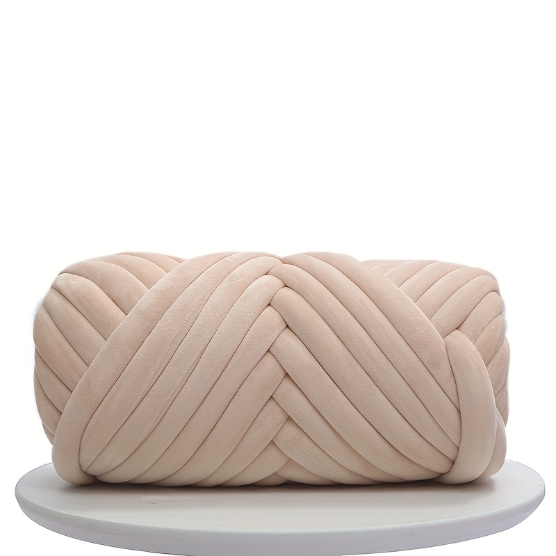 1 Roll 500g 16m Long 3cm Thick Core Yarn, Hand Thick, Knitting Pillow Cat Bed Blanket Bag Cloth Strip