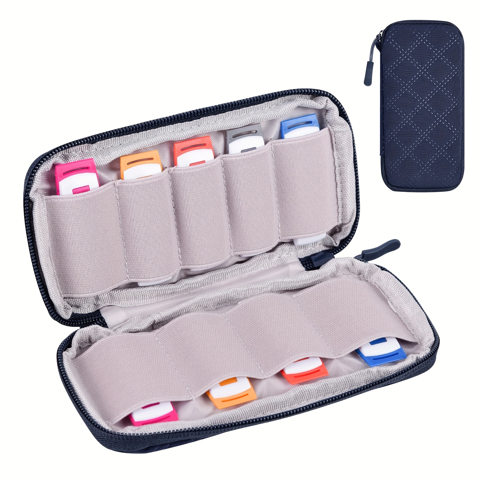 Image of Usb Flash Drive Storage Pouch, Storage Bag, Storage Box, Can Hold 9/18 Usb Flash Drives, Compact And Lightweight, Essential For Home And Travel