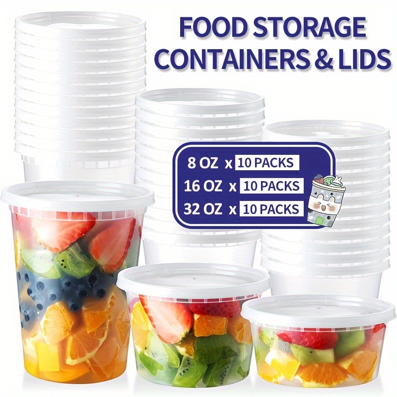 

30pcs Container Set - Bpa-free, & Plastic Containers In 3 For , , Picnics & Parties - , & Dishwasher Safe