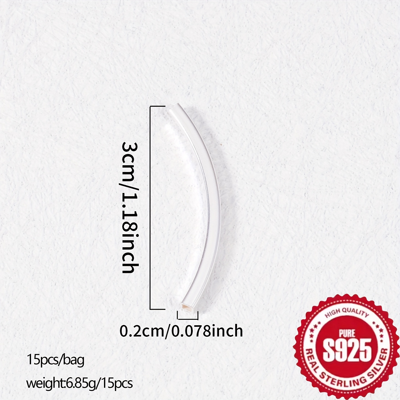 s925 stamp suitable use in bracelet necklace Temu