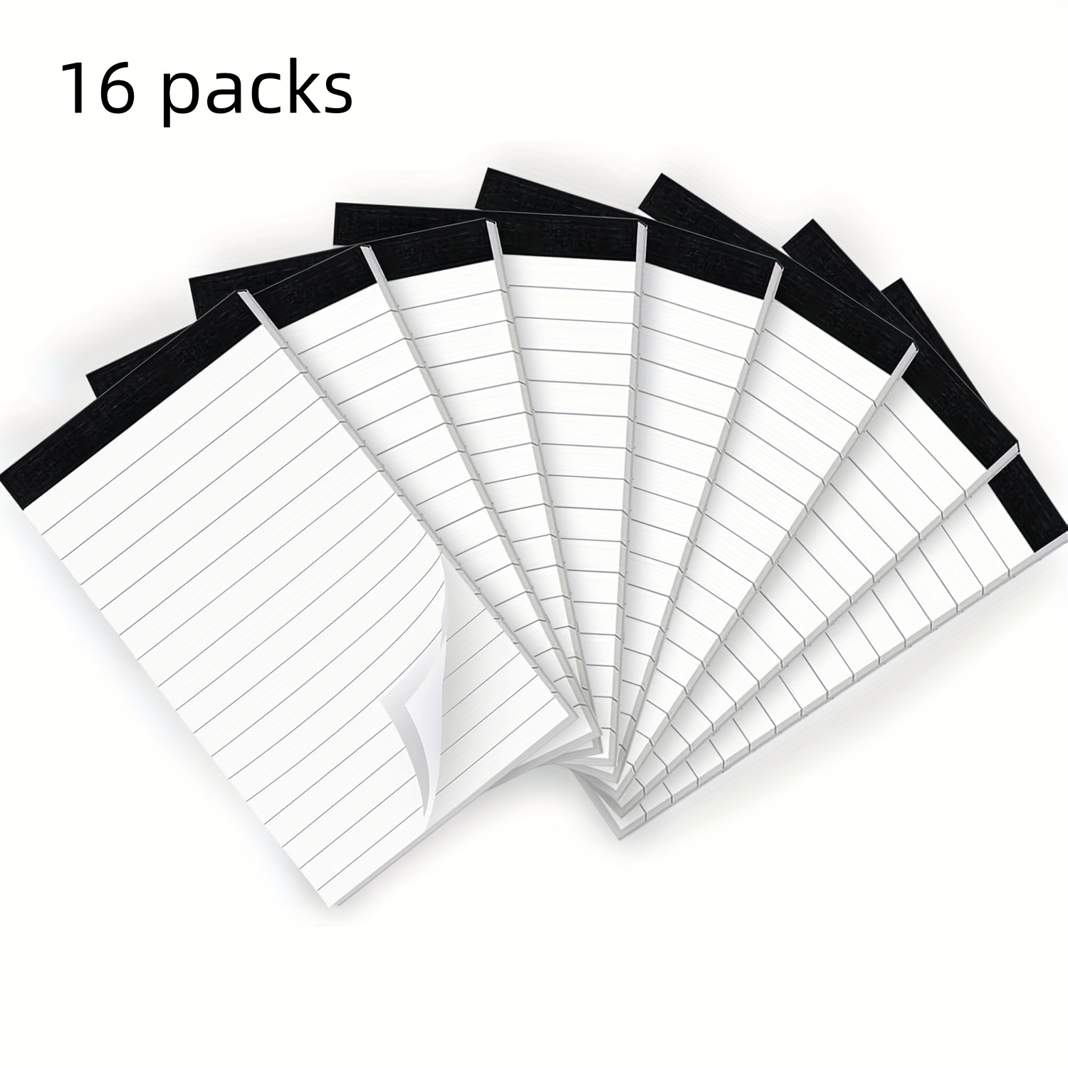 16pcs Mini 3x5 Inch White Notepads - Smooth Writing, , Portable Office And Business Paper, Per Pad