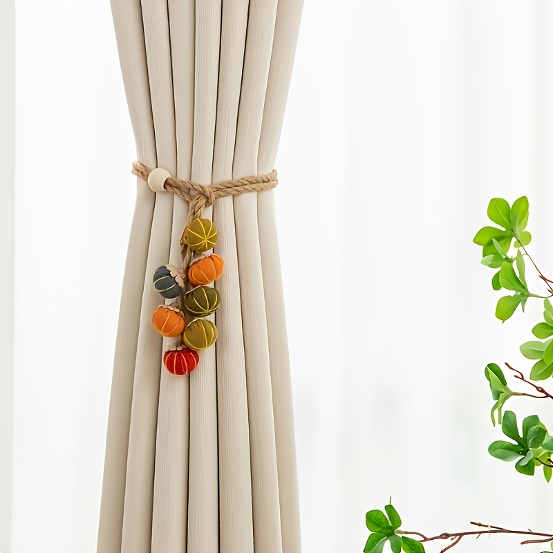 TEMU 1 pieza, para cortinas, de cortina de frutas de dibujos animados, Correas de cortina minimalistas modernas, Adecuados para dormitorio, , cocina,