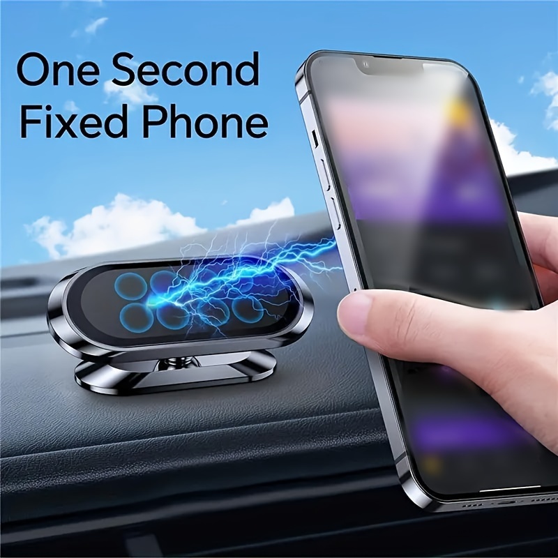 

3-pack Magnetic Car Phone Holder Stand, Aluminum Alloy Mobile Cell Air Vent Mount, Gps Support For Phone In Car