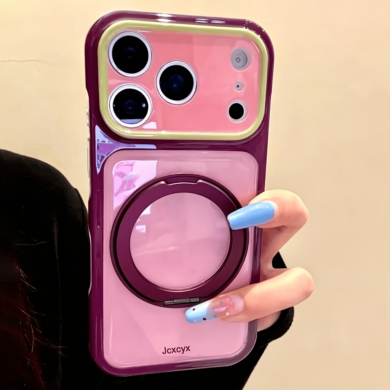 TEMU Phone Case: Cute Candy Color Camera Protective Phone Case Compatible With Iphone 17 Pro Max 17 Pro Max 15 14 13 Pro Max Plus 13 15 17 With