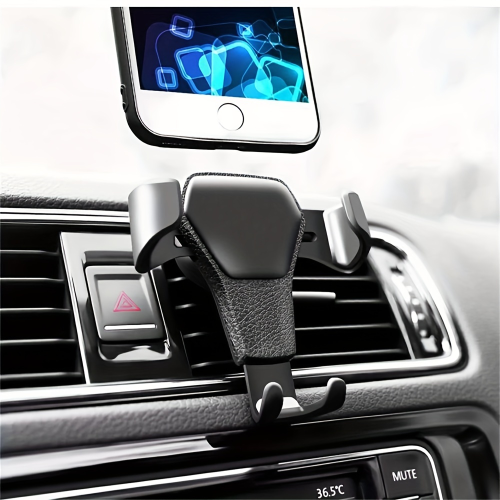 

360° Swivel Car Mount: Universal Compatibility For 5.5" To 7.2" Smartphones - Pc Material, Fits Ac Vents, Adjustable