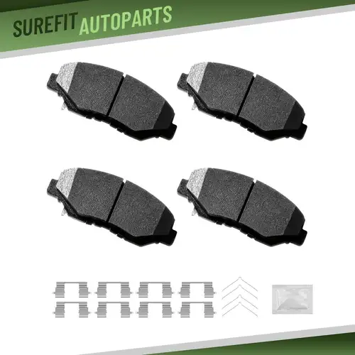 Henzikon Ceramic Rear Brake Pads With Hardware – Direct Fit For Honda Element (All Years)