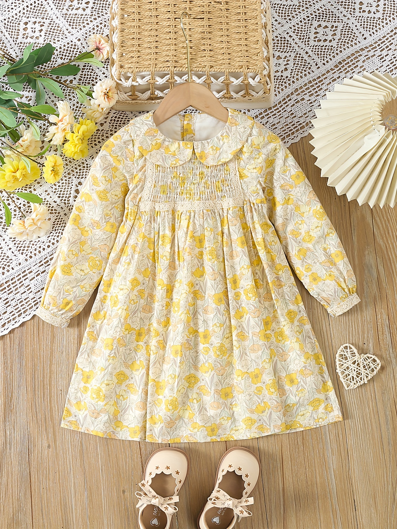 baby girl long sleeve dress sold on Temu Australia