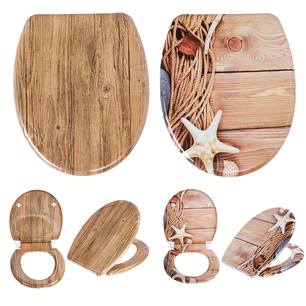Image of 2 Sets Of Sainos Toilet Seats Featuring A Soft-closing Lid, Quick-release Mechanism, , And Mounting, Made From Durable O-shape