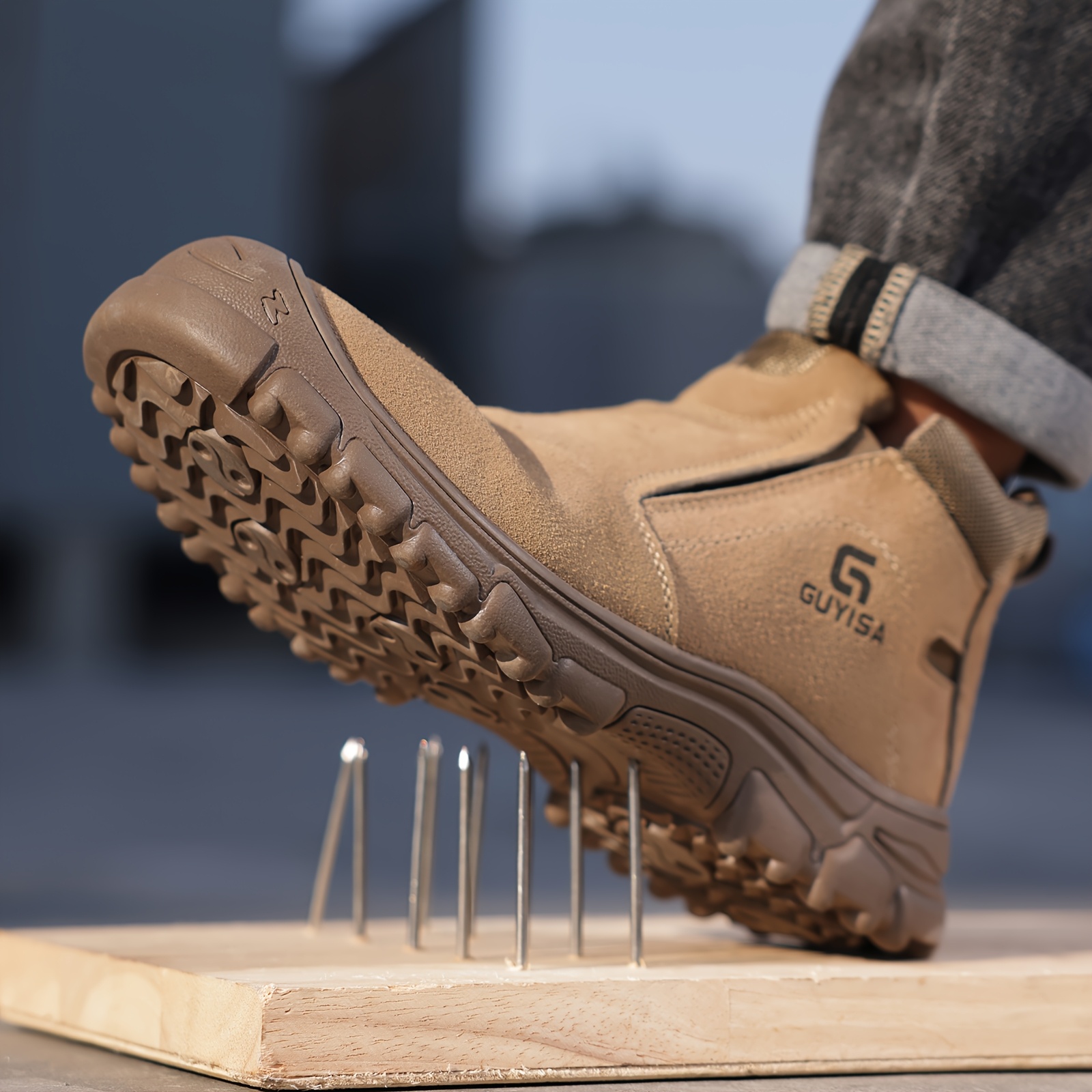 For Men 2021 Best Work Boots Mens Wide D Mesh Work Safety Boots