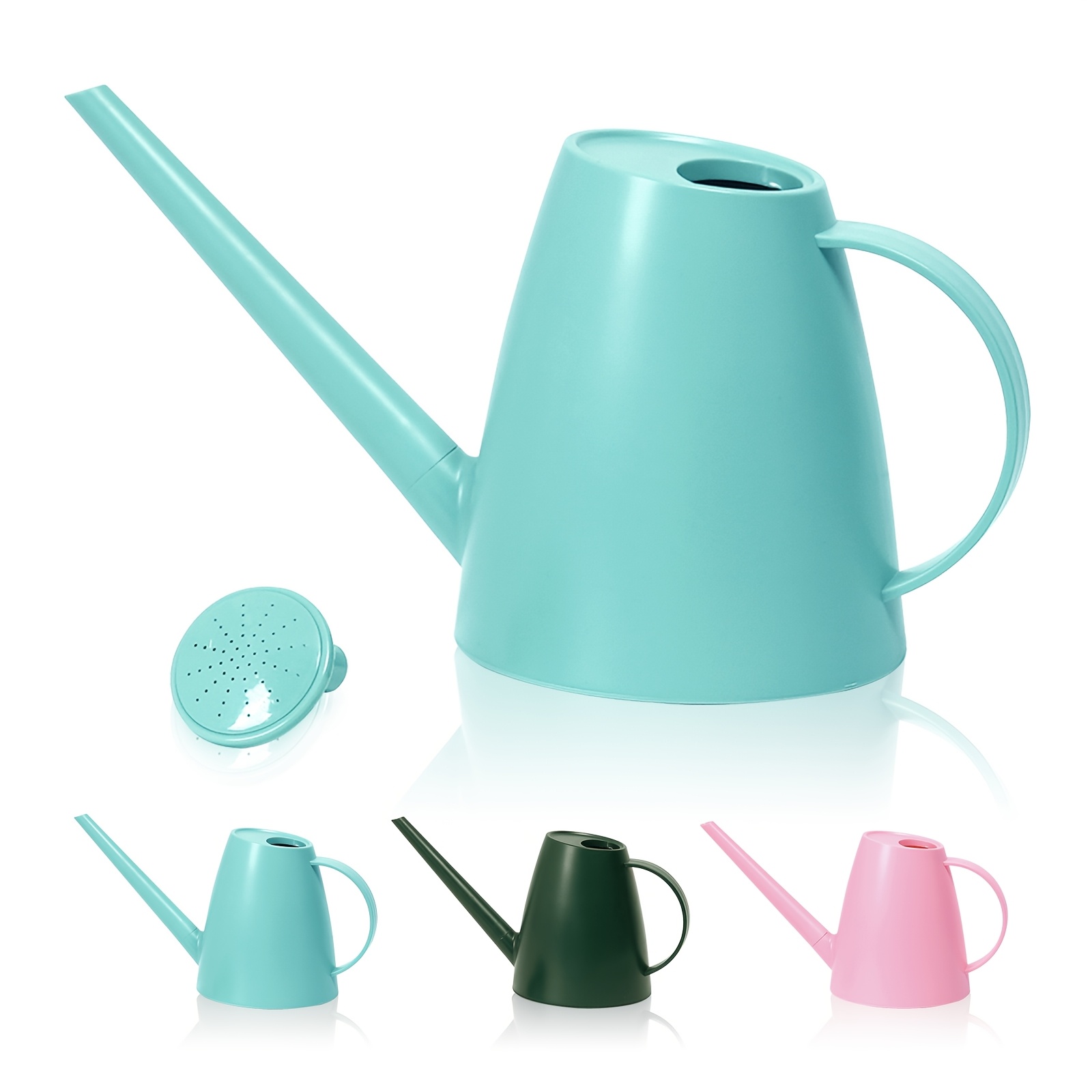 Image of Bamworld Long Spout Watering Can For Indoor Plants, A Small Watering Can Suitable For Indoor And Outdoor Garden Plants, 1.8 (60 Oz Or 1/2 Gallon)