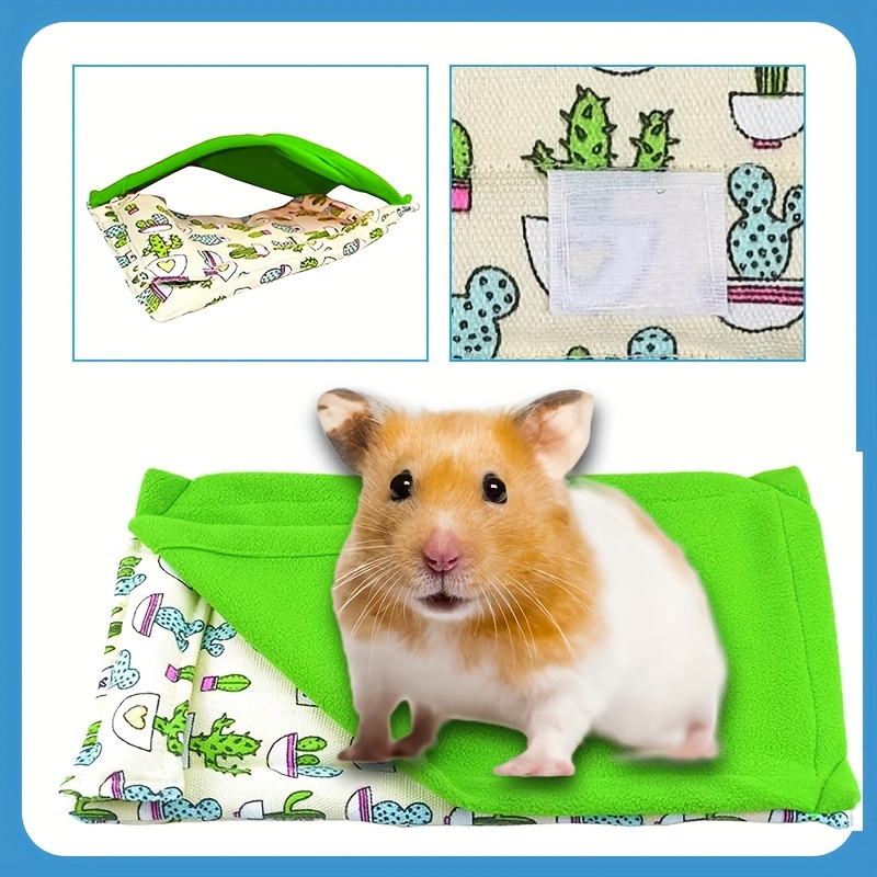 Sleeping Bag Set for Reptiles, Including a Pillow And Blanket, Designed for Bearded Dragons And Suitable for Guinea Pigs, Rats, And Hamsters - Image 10