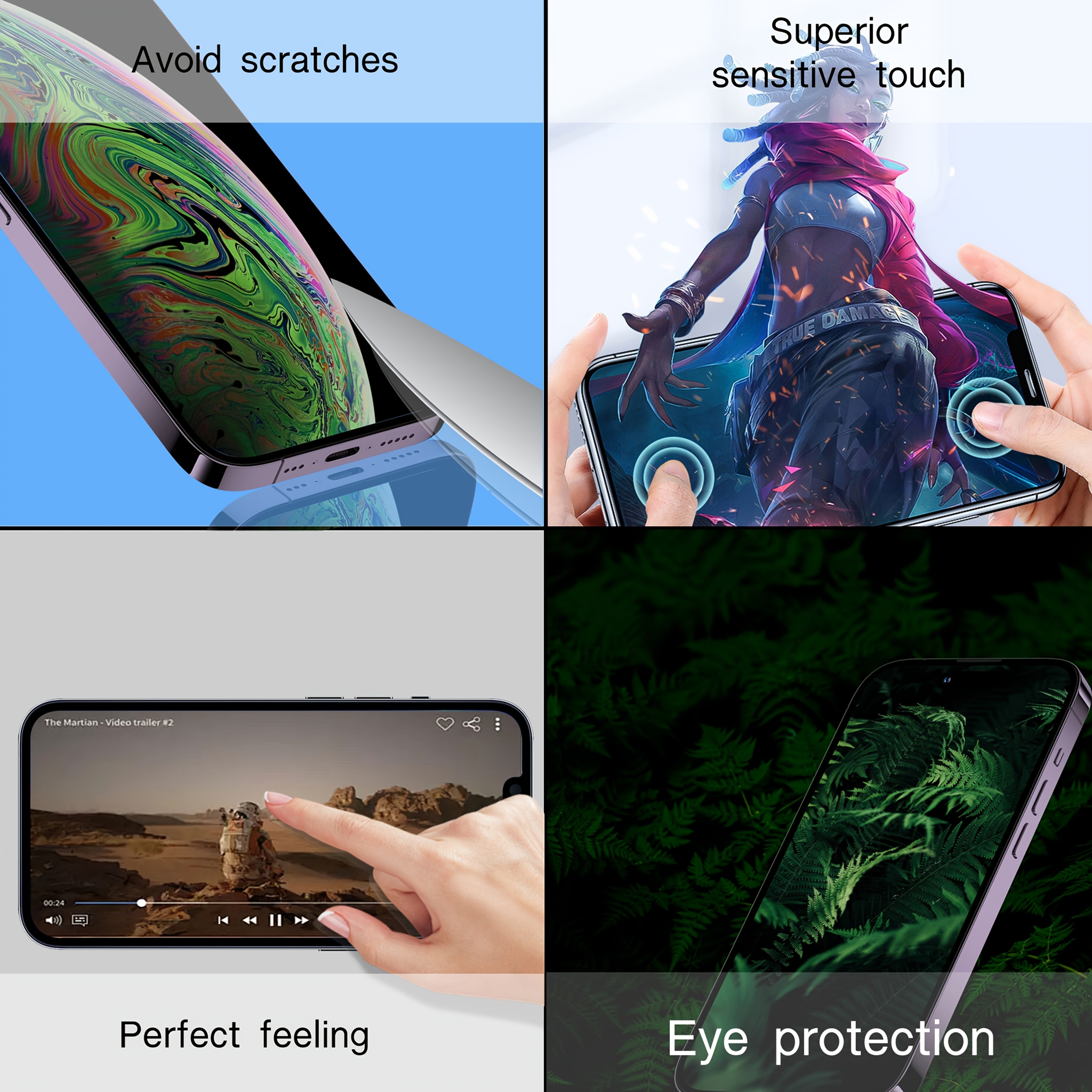 6 1 inch lcd display replacement for iphone xr frame assembly lcd screen with   function   with repair tool set tempered glass protector and   suitable for models a1984 a2105 a2106 a2108 details 4