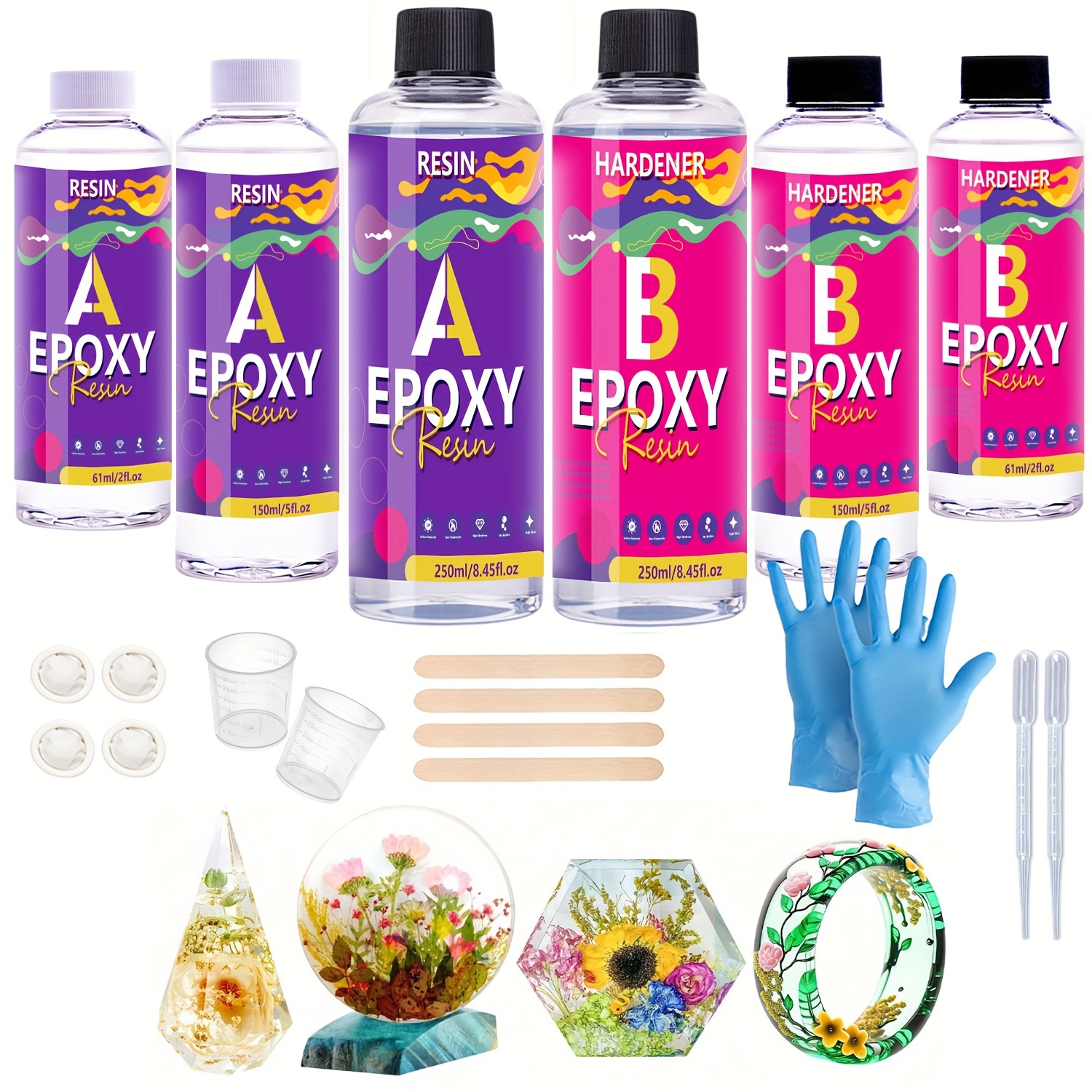 

Epoxy - Clear Epoxy Kit - No Yellowing No And For Art , For Jewelry Making, Diy, Art Painting, , , Art Making