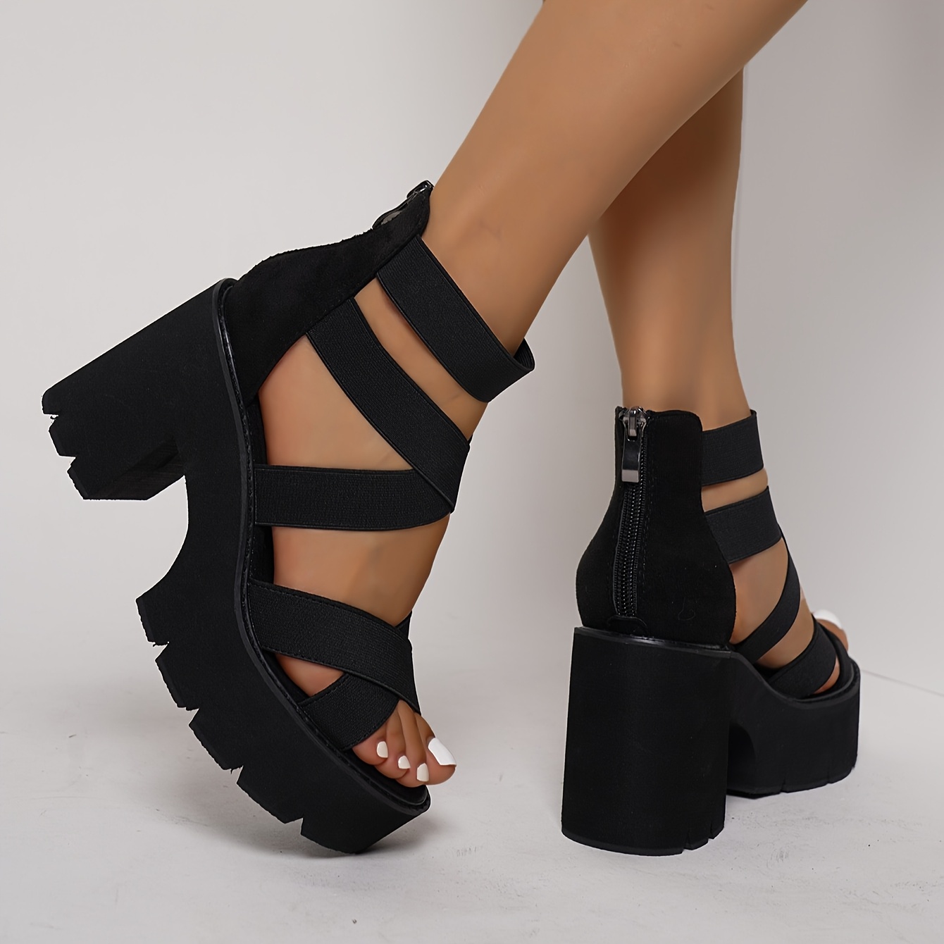 TOKYO BLACK PLATFORM SANDALS Mサイズ　新品　未使用 yellow TOKYO BLACK PLATFORM SANDALS - メルカリ