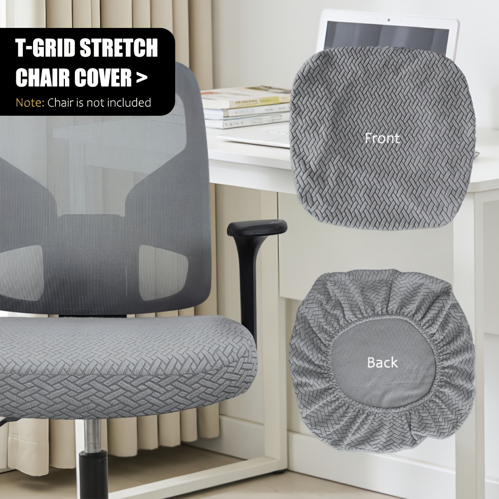 TEMU 1 elástica jacquard de T bohemio para silla, protector universal para sillas de oficina y restaurantes, removible y lavable, adecuada para