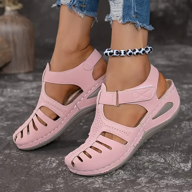 ladies comfortable wedge sandals lightweight and comfortable in Product details 7
