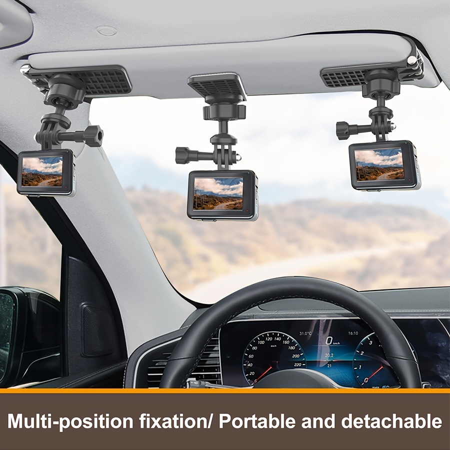 Quick Clip Mount with Universal Ball J Hook Compatible for Hero 12 11 10 9 8 7 6 5 Black, DJI Osmo Action 3, AKASO and More