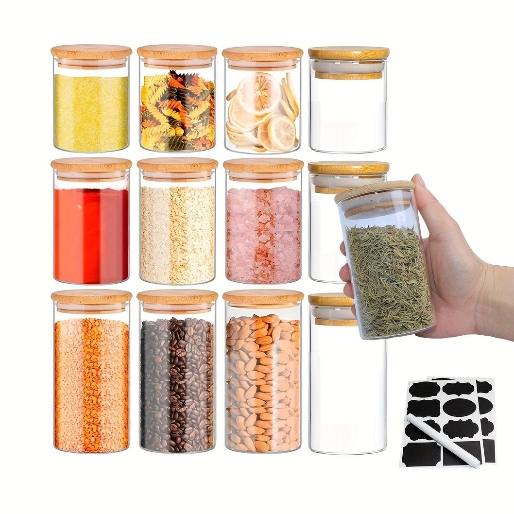 Spice Jars Organizer Kitchen