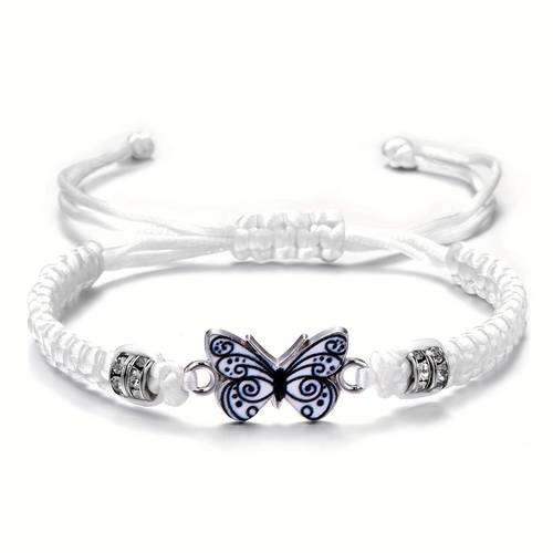 1pc of new duck dream woven bracelet lover colorful dream couple best friend gift token hand ornament suitable for men and women universal adjustable hand rope