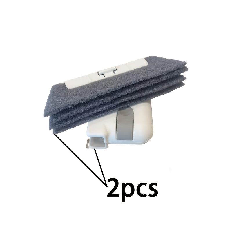TEMU Brosse de nettoyage multifonctionnelle - Outil de nettoyage pour fenêtres, rainures de cuisine et fentes, de poussière réutilisable