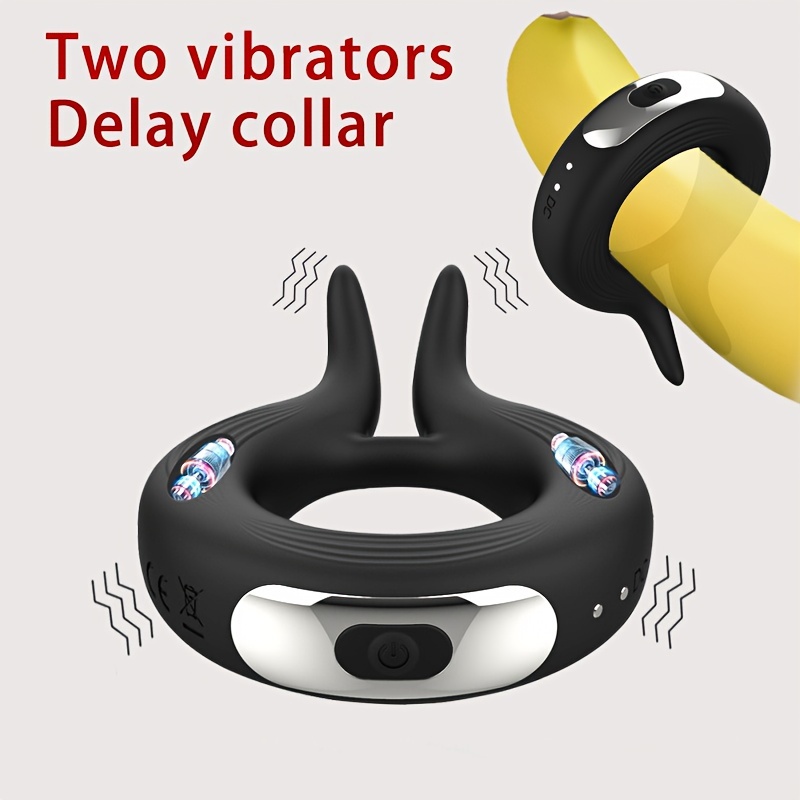 1pc Vibrating Cock Ring For Men Couples Pleasure, Rechargeable Silicone  Penis Ring, Adult Sensory Toys With 10 Intense Vibration Modes, Erection