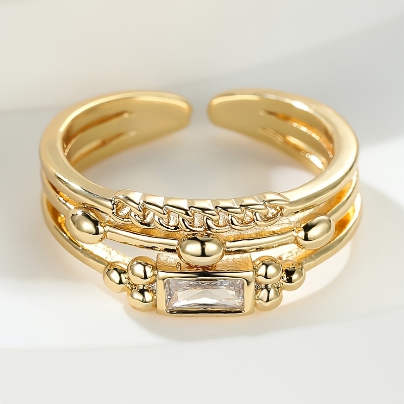 Women's 3-Layer Fashion Ring, Elegant Holiday Gift