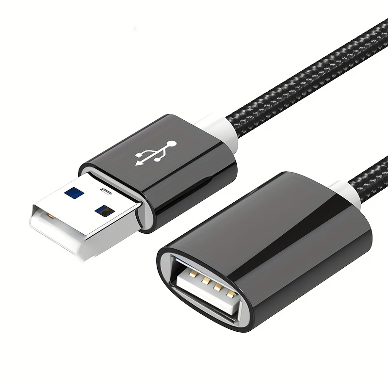 2m/ Usb Extension Cable, High Speed Usb Male To Female Extender Cord, 6.6ft/10ft Data Sync & Charging Cable For Printer, Keyboard, Mouse, Webcam, Hard Drive