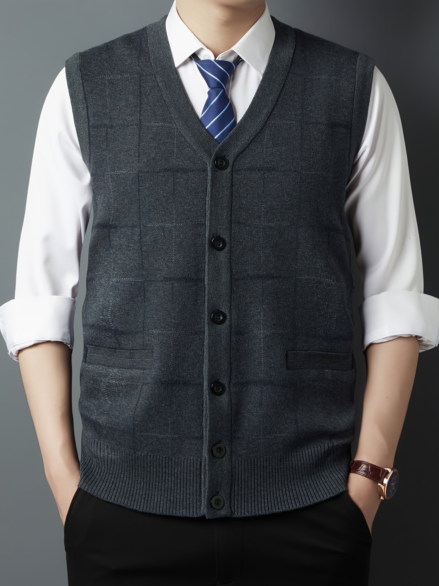 gilet cartonné homme pull manches à col Temu France