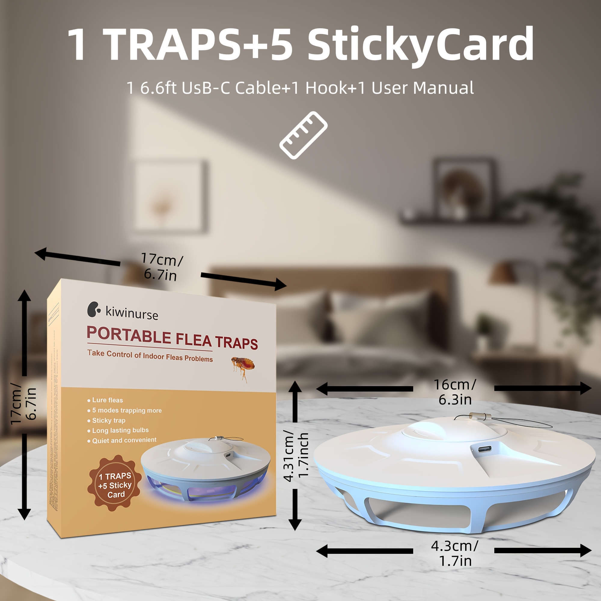 Flea Trap Flea Indoor Treatment Flea Trap Flea Killer Indoor Bed