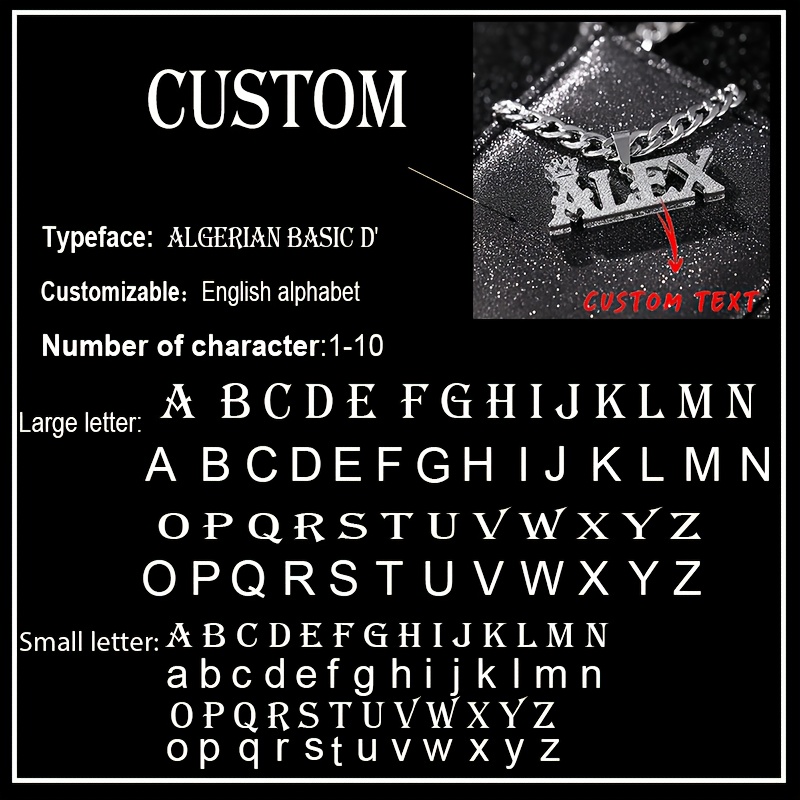 TEMU Custom Name Double Layer Necklace Personalized Crown Nameplate Pendant 304 Stainless Steel Cuban Chain, Fashionable And Gorgeous Men's Jewelry,