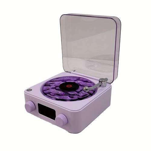 waves vinyl player wireless speaker with water ripple light portable music player with wave lamp and adjustable ocean wave lights usb music player turntable speaker for christmas party bedroom best gifts for music lovers valentines day