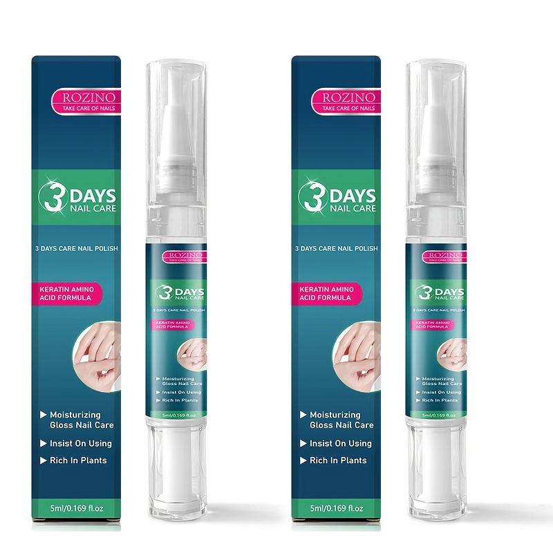 Image of [buy 1 Get 1 Free] Smoothing Angle Protein Amino Acid , Nail Nutrition Oil Pen, Moisturizing, Brightening Nails, Improving Nail Breakage/splitting, Dullness And , Suitable For Worn, Cracked, Broken