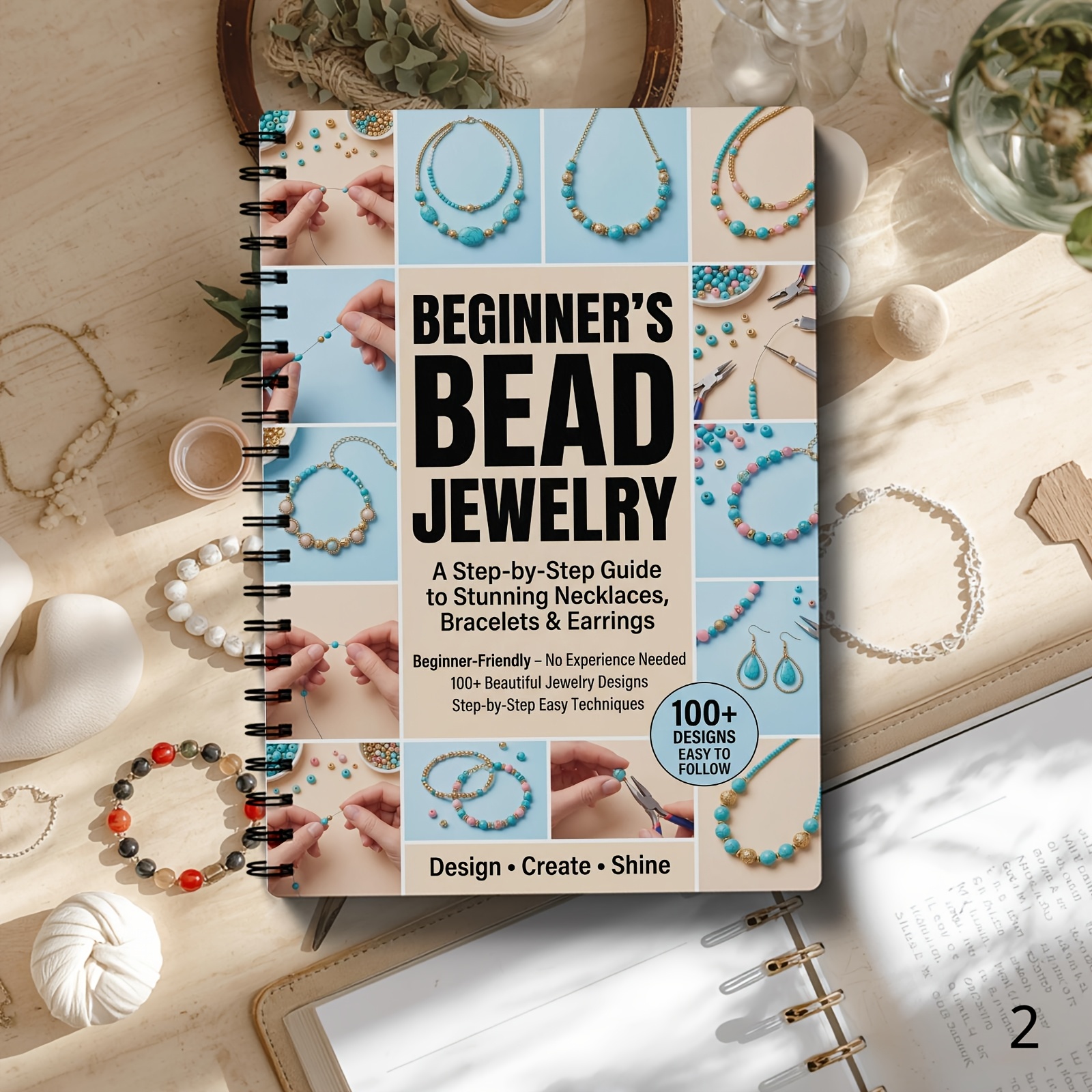 jewelry design clip book beading   bracelet   handmade inspiration creative   handmade project layout book suitable for beginners women jewelry enthusiasts     use