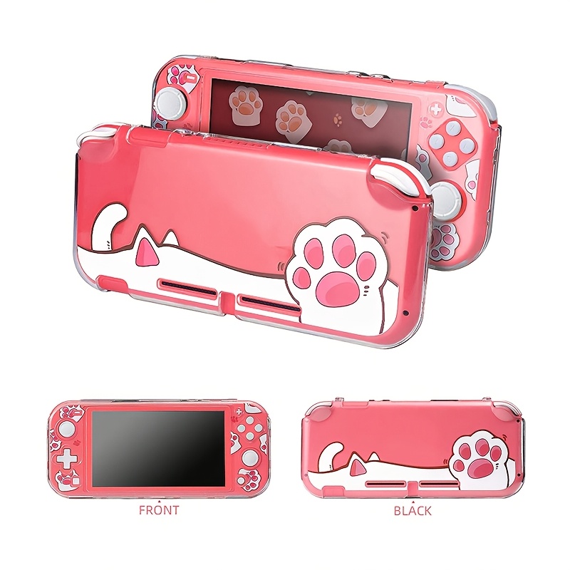 

Cute Cat Paw Protective Case For Switch Lite - Polycarbonate Shell, 1pc,,