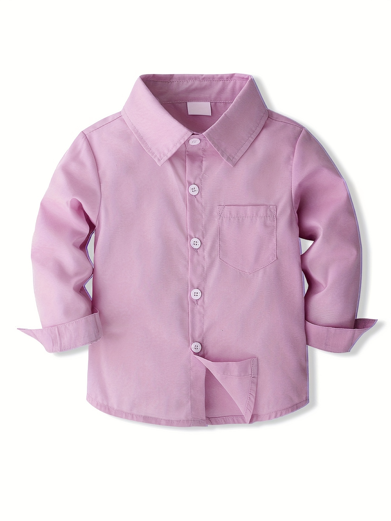 casual or formal youth dress shirt shoper Button Down Shirts for Boys Collared Dress Shirts Formal Wear Short  Sleeve Tops Solid Color Kids Summer Casual Shirt Size 5-14 Years Navy 120