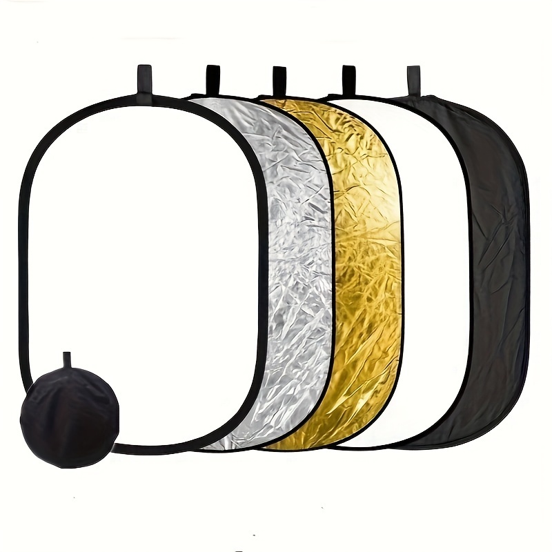 TEMU Rétrodiffuseur de lumière pour photographie, réflecteur de photographie pliable, , portable, panneau de rétrodiffusion pour studio vidéo