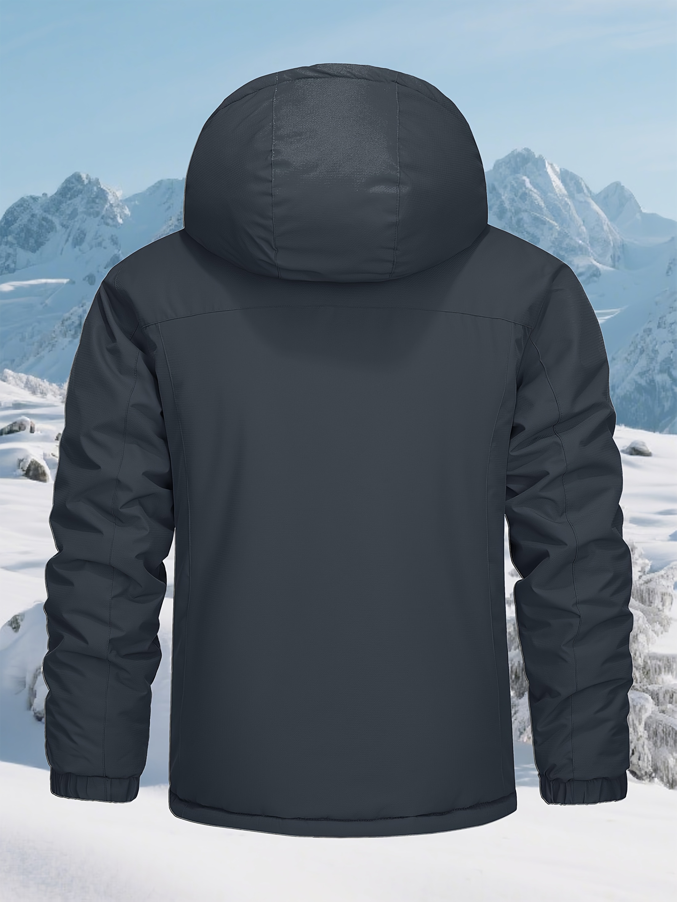 Men's Windproof Fleece Lined Ski Snowboard Jacket