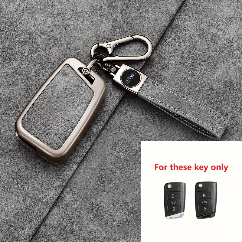 Car Key Cover Case Full Cover Fob For Vw For Golf 7 Mk7 Tiguan Mk2 For Seat Leon Fr 2 Ibiza For Octavia Key Case Accessories