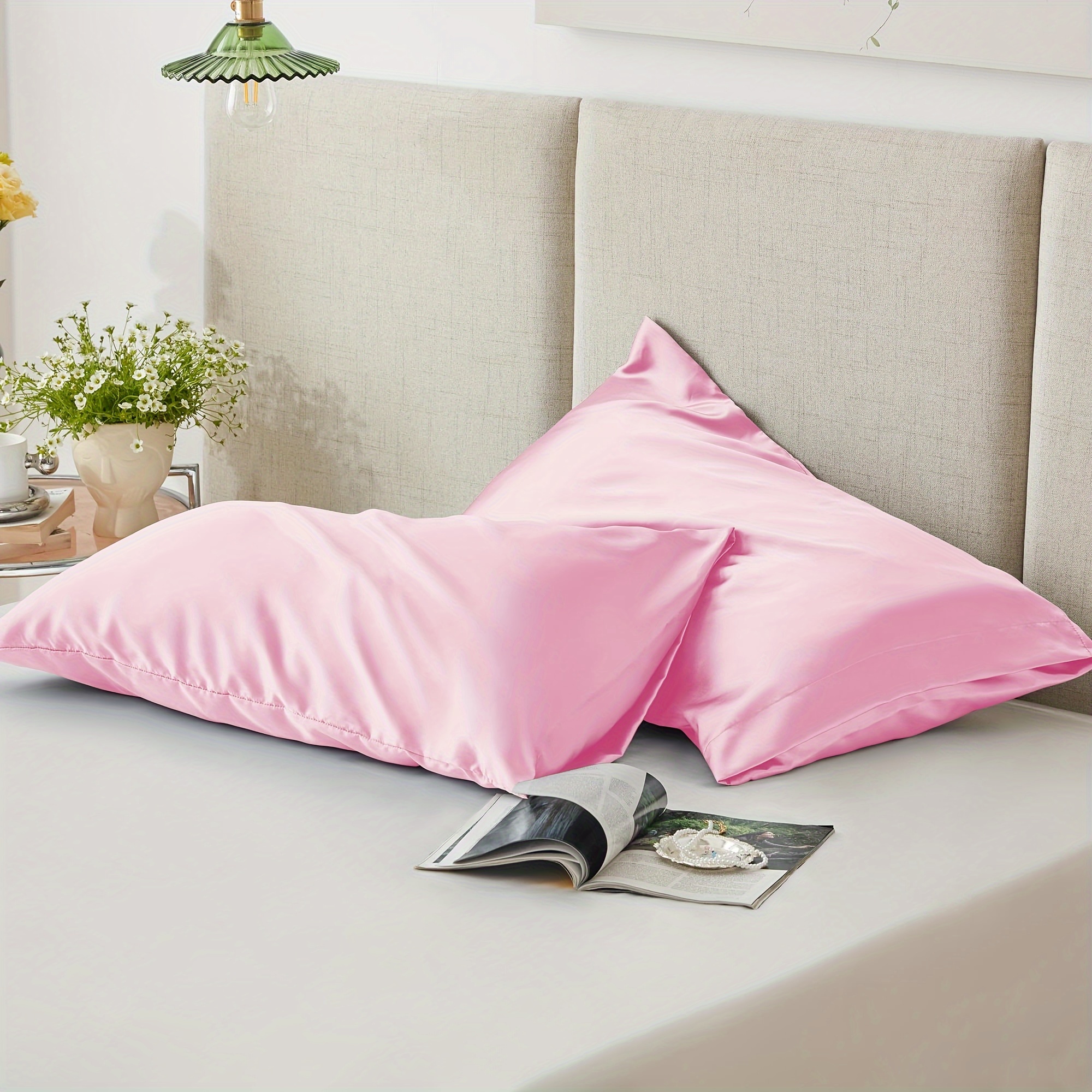 1pc   silk pillowcase details 1