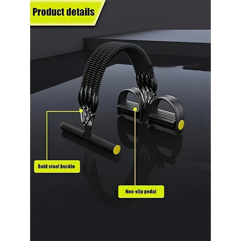 1pc Foot Pedal Resistance Band Set, 50-100 Pounds, with Handle - Elastic Sit-Up Pull Rope for Home Gym - Universal TPE Multifunctional Training Kit for Waist, Arms, and Legs - Ideal Holiday Gift for Fitness Enthusiasts, Gym Accessories, Without Battery