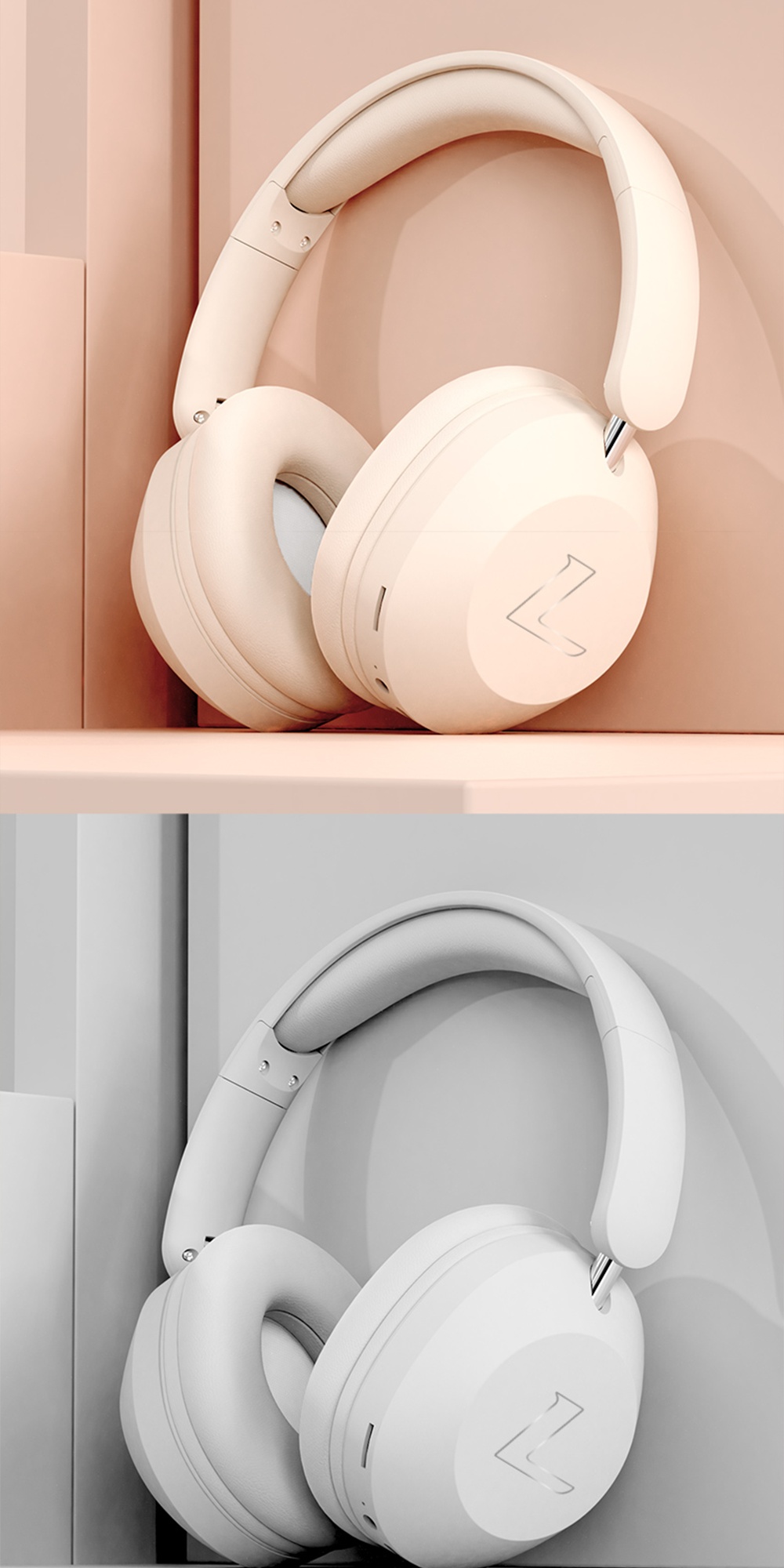 Wireless Headphones with Reduced Wearing Pressure Design, Bass Enhancement, Built-In Microphone, Telescopic Rotating Flat Design, Auxtf Mode Supports Increased Usage Time for Games And Sports, Wireless Gaming Headphones, Wireless Sports Headphones